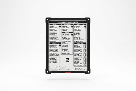 PFG Dual-Sided Tactile Checklist