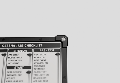 PFG Tactile Checklist