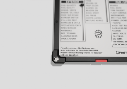 PFG Tactile Checklist