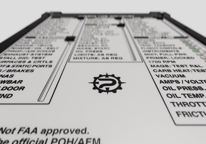 PFG Tactile Checklist