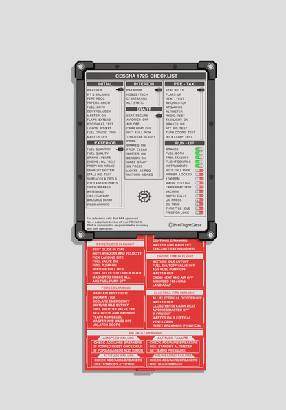 PFG Tactile Checklist